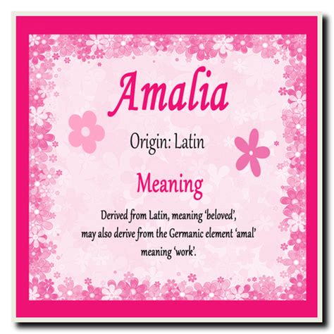 amalia name meaning